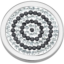 CEM Coins CS025 CS026 Element Kreise schwarz Zirkonia