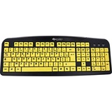 GeneralKeys Komfort Tastatur mit kontraststarken Großschrift-Tasten DE (PX-2727-758)