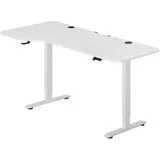 Juskys Schreibtisch Office Stand - Weiß