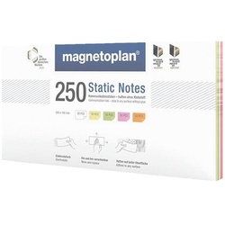 Magnetoplan Moderationskarten »Static Notes« 200 x 100 mm mehrfarbig, 20x10 cm