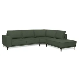 OTTO home Eckcouch Chenille 2-Sitzer Grün