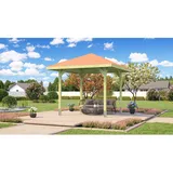 Weka Pavillon Gartenoase 651 Gr. 1 Sparset 294 cm x 294 cm