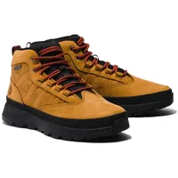 Timberland Schnürboots TIMBERLAND "EURO TREKKER MID LACE UP SNEAKER" Gr. 43, gelb (wheat) Schuhe Winterstiefel, Schnürstiefel, Winterschuhe