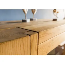MASSIVMOEBEL24.DE Highboard 73 x 40 x 142 cm Beige