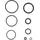 SR Suntour RS Oil Seal Kit RS18 Triair, schwarz (1 Set) - Silber