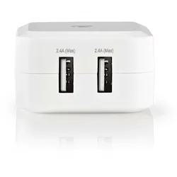 Nedis WCHAU484AWT, Drinnen, USB, Weiß