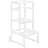 fillikid Lernturm Vista 90 x 40 x 46 cm Buche massiv weiß