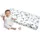 Medi Partners Spannbettlaken 60x120 Baby Bettlaken Kinderbett Spannbetttuch 100% Baumwolle - Fitted Kinder Sheet Bettwäsche Babymatratze Schlafsack Babybett (Minze-Zoo)