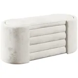 Livetastic Truhenbank Rosita Sitzbank, Creme, Textil, Uni, 105x42x42 cm, Esszimmer, Bänke, Sitzbänke