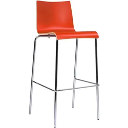 pemora Barhocker Barstuhl Gastronomie ROMAN HPL mandarine