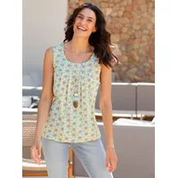 Inspirationen WITT WEIDEN Shirttop in salbei-apricot-bedruckt | Gr.: 40