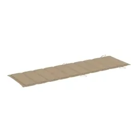 vidaXL Sonnenliegen 2 Stk. mit Auflagen Massivholz Akazie
