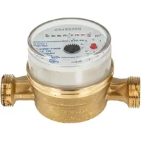 Schlösser Armaturen Einstrahlzähler Wasserzähler 3/4' AG Q3 2,5 m3 Baulänge 110 mm