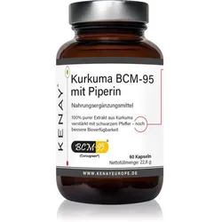 Kenay Kurkuma BCM-95 mit Piperin Kapseln für Ihr Wohlbefinden 60 KAP