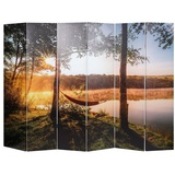 MCW MCW, Paravent ~ Raumteiler Trennwand Sichtschutz, MVG 180x245cm Waldsee