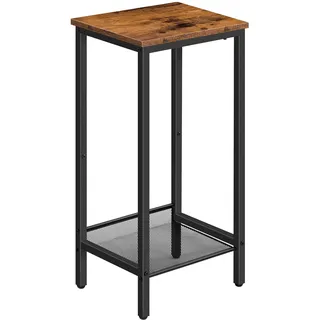 HOOBRO Telefontisch mit Verstellbarer Netzablage, Schmaler Laptoptisch für Nachttischlampe, für Büroflur, Wohnzimmer,