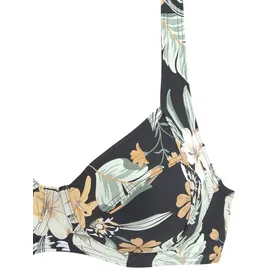 SUNSEEKER Bikini-Top Damen Schwarz/Mehrfarbig 46 Cup E