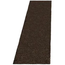 Ayyildiz Fluffy 3500 Hochflorteppich 80 x 150 cm braun