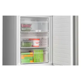 Bosch Serie 4 KGN392I1F Kühl-Gefrierkombination (363 l, 2030 mm hoch, Edelstahl)
