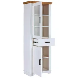 Interlink Vitrine Maluno 68 x 41 x 193,1 cm Weiß