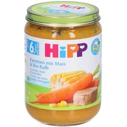 HiPP Karotten mit Mais & Bio-Kalb, ab dem 6. Monat