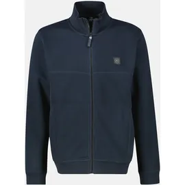 Lerros Sweatjacke, sportiv gerippt - Classic Navy - XXXL