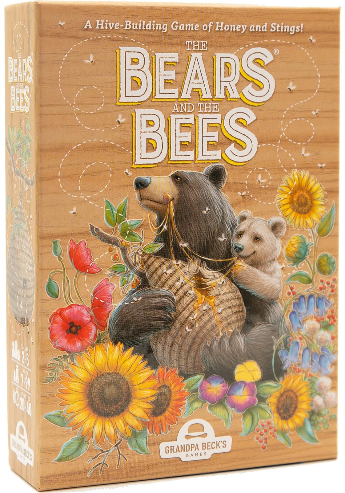 The Bears and The Bees | A Delightfully Strategic Tile Laying Game Ideal for Kids, Teens, & Adults | from The Creators of Cover Your Assets & Skull King, Grandpa Beck's Games | 2-5 Players 7+