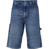 s.Oliver Jeans-Bermuda / Relaxed Fit / Mid Rise / Carpenter Style - blau - 31
