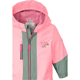 KILLTEC Overall "FIOS 21 MNS ONPC", Mädchen, Gr. 110/116, Normalgrößen, pink (hellpink), Obermaterial: 100% Polyester.Futter: 100% Polyester, FIRST INSTINCT BY KILLTEC, Overalls Overall, Wind- und wasserdichter Overall mit reflektierenden Elementen