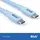 Club 3D USB Typ-C zu Typ-C Kabel 20 Gbps 240W 4K60Hz 2m blau