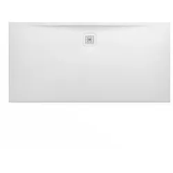 LAUFEN Pro Duschwanne H2109540000001 Marbond Ablauf lange Seite weiss