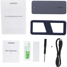 UGREEN CM777 NVMe/SATA 20Gbps, Usb-C Ssd-Laufwerk-Gehäuse