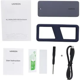 UGREEN CM777 NVMe/SATA 20Gbps, Usb-C Ssd-Laufwerk-Gehäuse