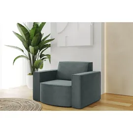 Fun Möbel Sessel Palma Stoff Opera Velvet 98 x 74 x 89 cm Smaragdgrün