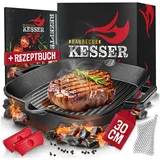 Kesser Gusseisen Grillpfanne 30 cm
