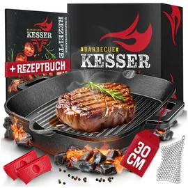 Kesser Gusseisen Grillpfanne 30 cm