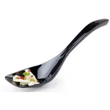 APS Servierlöffel "PROFI", 7 x 6,5 cm, Länge 26,5 cm, Melamin, schwarz