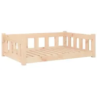 vidaXL Hundekorb 95,5 x 65,5 x 28 cm braun