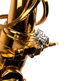 ArtTone Saxophon-Booster – Vibrationsstabilisator & stilvolles Saxophon-Zubehör (925er Silber, Drachenstil)