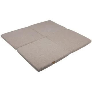MeowBaby Spielmatte, Hellgrau, Textil, 120x120 cm, Schlafen, Kuscheln & Schlafen, Krabbeldecken