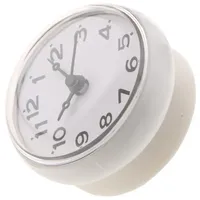 Fenteer Badezimmeruhr Quarzuhr mit Saugnäpfe, aus Silikon