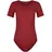 Evoni Damen Body kurzarm bordeax S - S