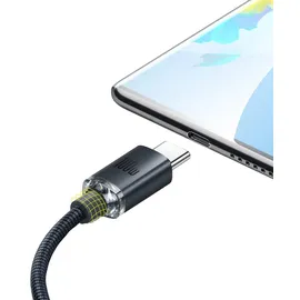 Baseus Crystal Shine 100W Type-C Kabel 1.2m-Schwarz