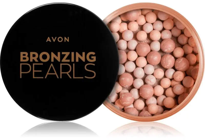 Avon Ultra Colour Pearls bronzierende Perlen zum Tönen Farbton Rosy Bronze 28 g
