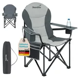 Skandika Campingstuhl Relax Comfort Grau