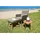 deluke Gartenstuhl TOKIO Beistelltisch Akazie, Braun, 85x65x95cm Gartenstuhl-Set Gartenmöbel Set Garten Loungegruppe