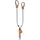 Petzl Scorpio Eashook Klettersteigset Grau