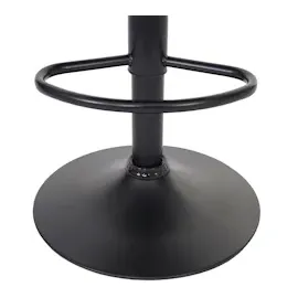 Mendler 2er-Set Barhocker HWC-G87, Tresenhocker Barstuhl, höhenverstellbar ~ Samt rosa, Fuß schwarz