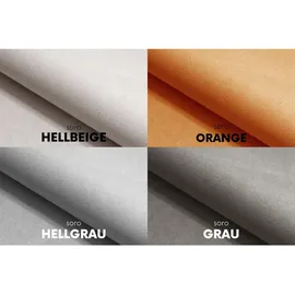kaiser möbel Ludano 180 x 200 cm H3 Hellgrau