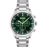 Boss Chronograph Quarz Uhr für Herren mit Silbernes Edelstahlarmband - 1513868